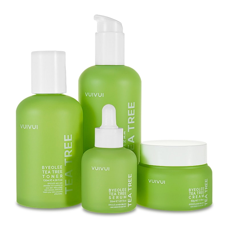 ビョリ スキンケアティーツリーセット(トナー,エマルジョン,セラム,クリーム) 韓国コスメ,韓国スキンケアセット,韓国化粧品 6,846円