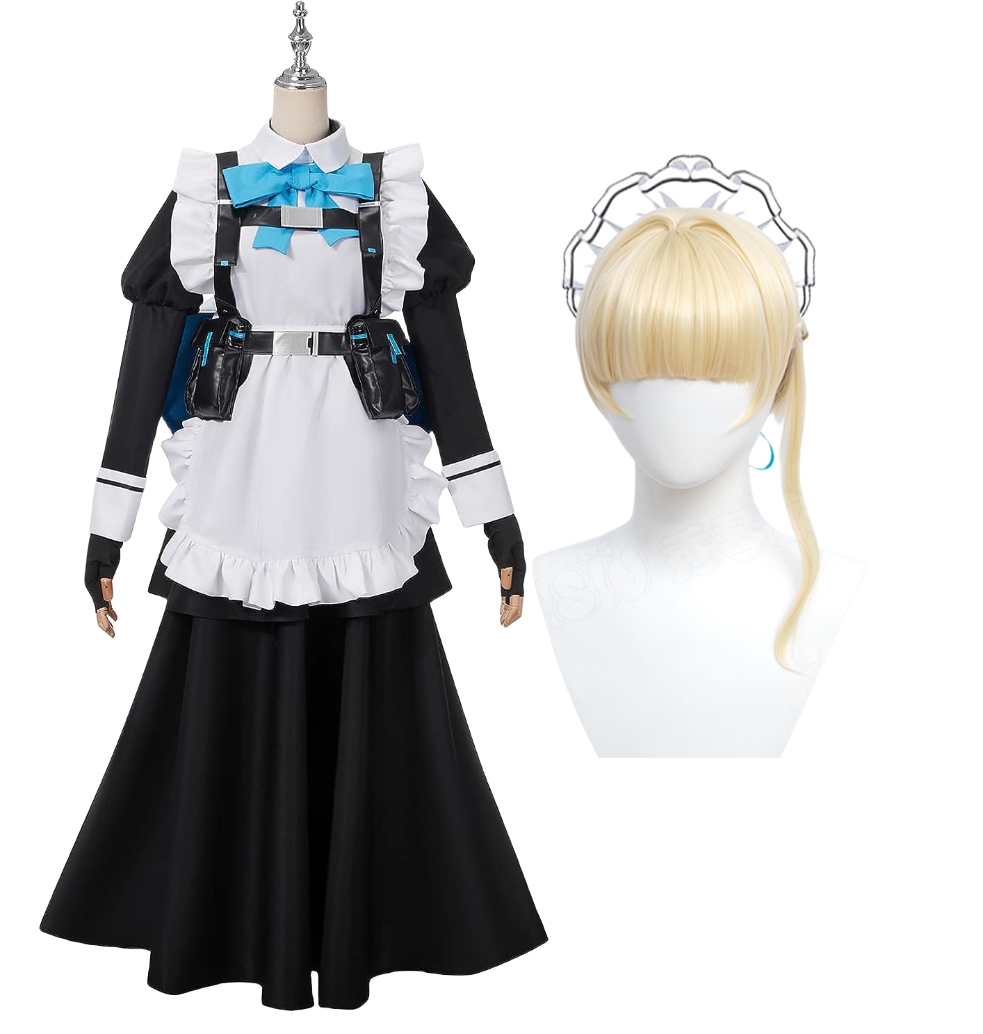 コスプレ衣装 ブルーアーカイブ 飛鳥馬トキ コスプレ衣装 ウィッグ付き メイド服 戦闘服 イベント パーティー 変装 演出服 クリスマス パーティー 10,549円