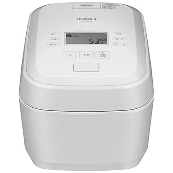 RZ-V100JM(W) フロストホワイト ふっくら御膳 圧力スチームIH炊飯器 (5.5合炊き)