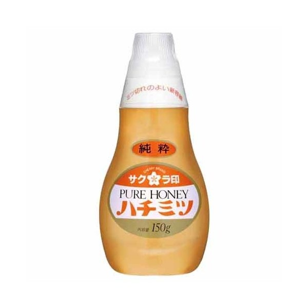 加藤美蜂園本舗 サクラ印 純粋ハチミツ ポリ 150g ×12 メーカー直送