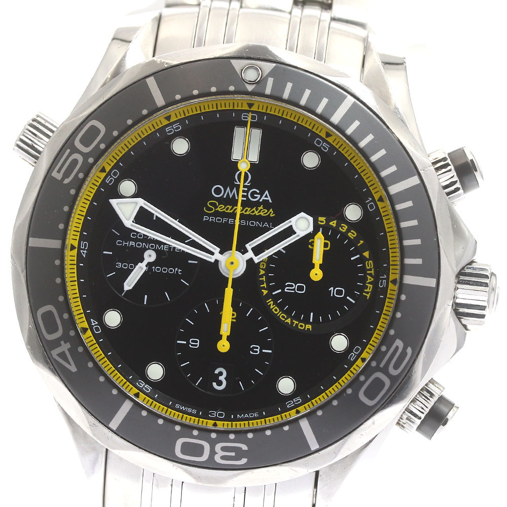 オメガ OMEGA 212.30.44.50.01.002 シーマスター ダイバー 300m コーアクシャル クロノグラフ 自動巻き メンズ _868932【中古】