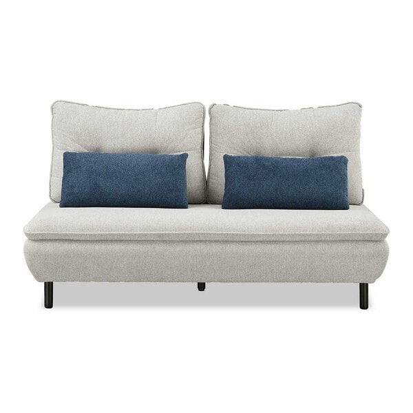 筑波産商 ソファ Isra 2P+背x2 GYGY/BL メーカー直送