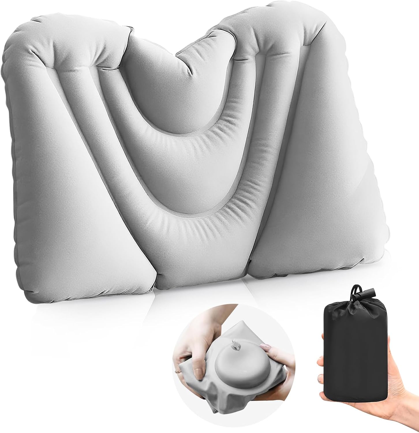 腰枕 持ち運び便利 軽量 旅行 長距離移動 オフィス用 背もたれクッション