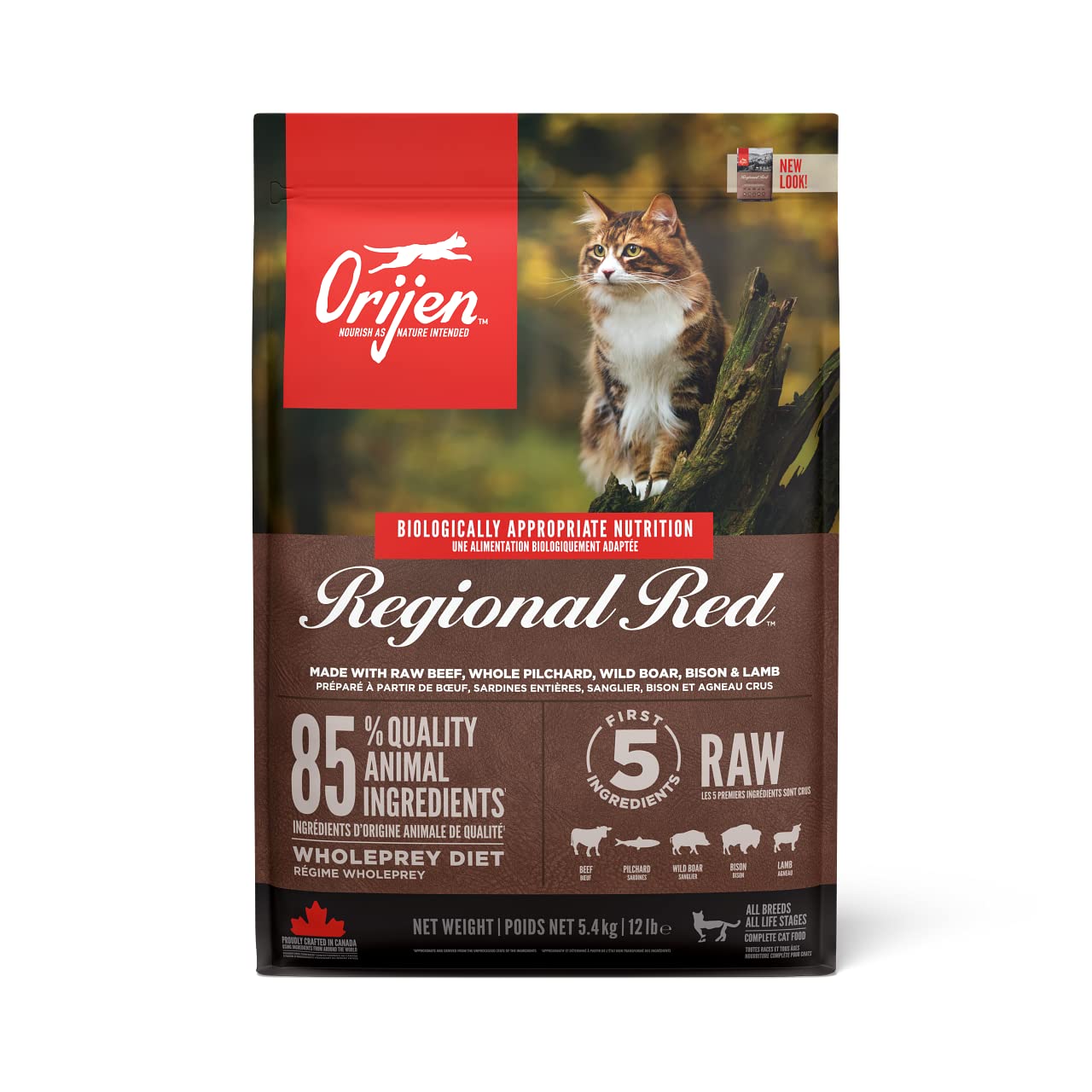 【正規品】カナダ産 オリジン レジオナルレッドキャット 5.4kg Orijen catfood regional red cat