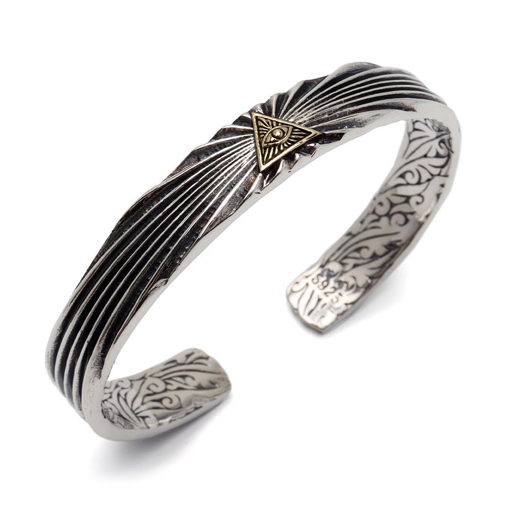 シルバー925 フリーメイソンバングル [bs270]