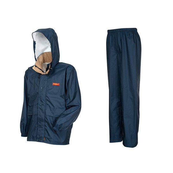 7200 エントラントレインスーツ ネイビー LL安全・保護用品