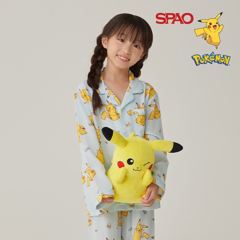 子供用 春秋用パジャマ ポケモン(ピカチュウ) 100-160