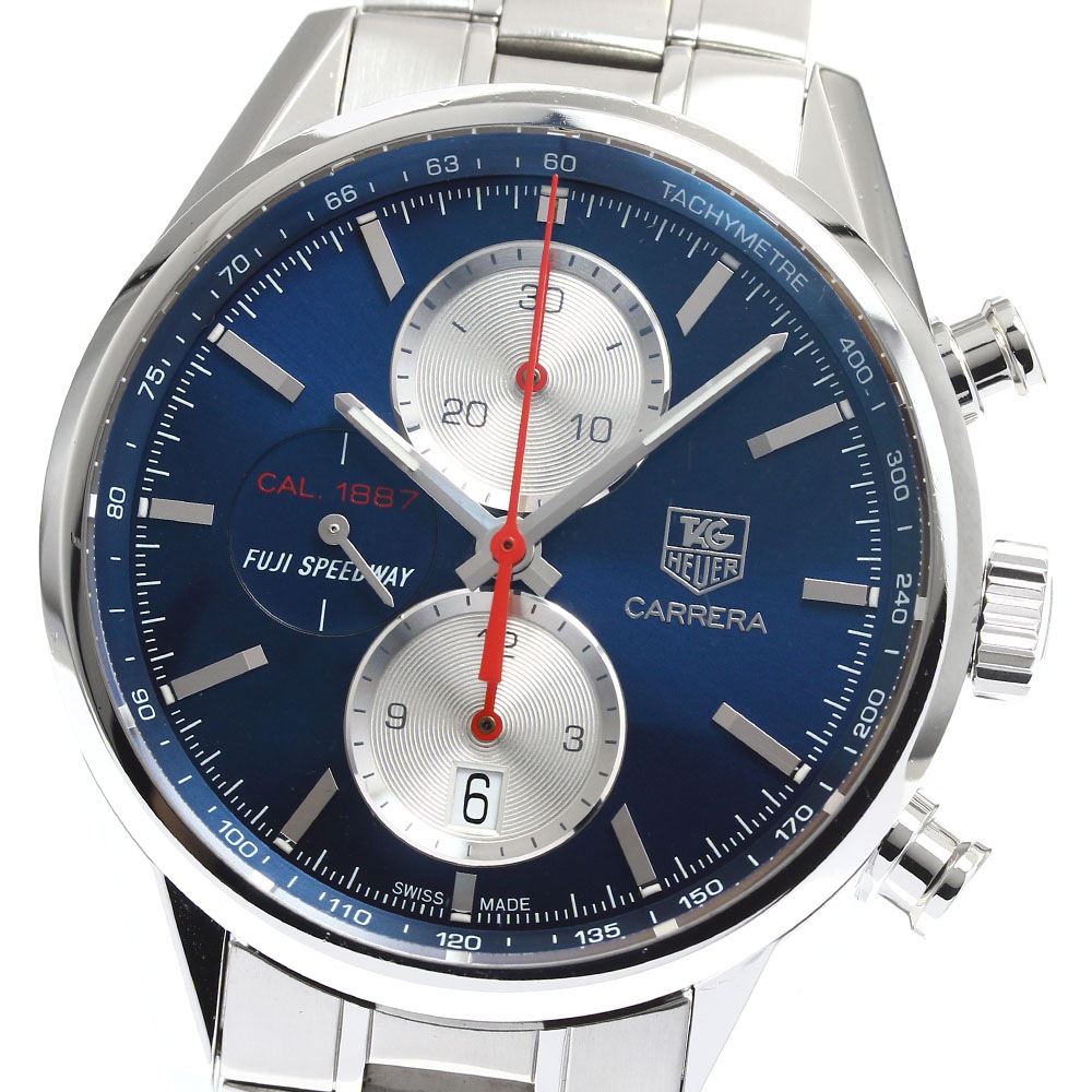 タグホイヤー TAG HEUER CAR211B-0 カレラ cal.1887 富士スピードウェイ 自動巻き メンズ _904269【中古】