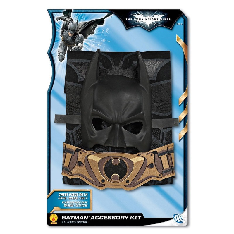 コスプレ 仮装 バットマン アクセサリーキット 【 コスプレ 衣装 ハロウィン 仮装 コスチューム アクセサリー メンズ 大人用 DCコミック 正規ライセンス品 公式 余興 男性用 パーティーグッズ
