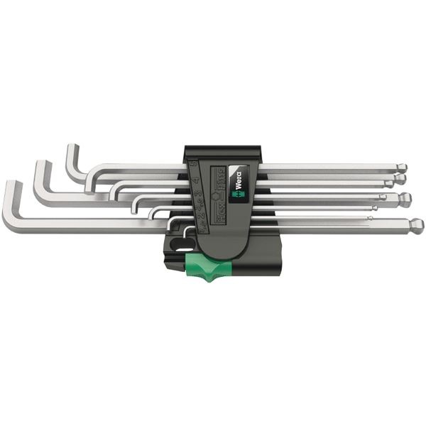 WERA ヴェラ ヘックス ショートヘッド キーレンチ セット 9本組 073594 工具 ツール DIY 作業工具 道具 レンチ