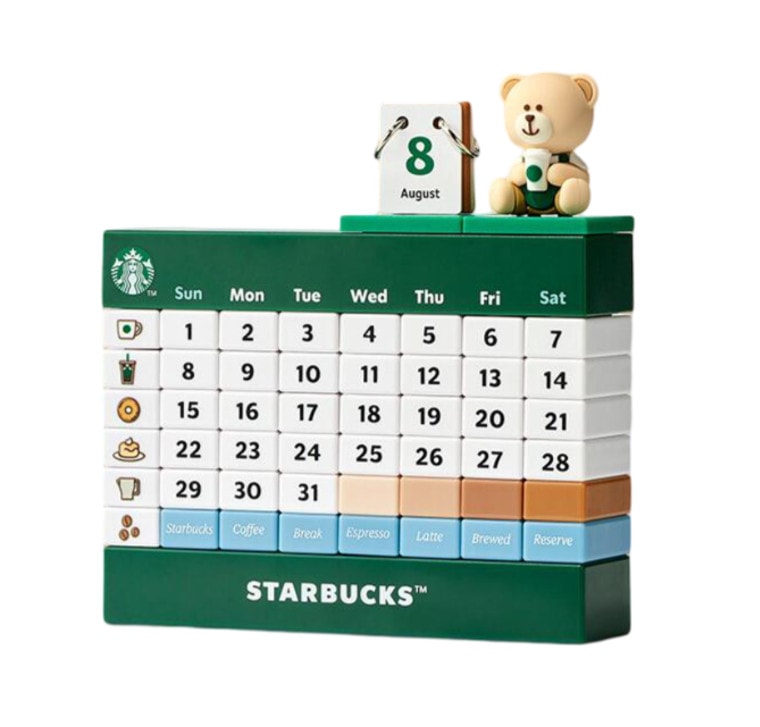 25周年コリアMDベアリースターカレンダーブロック