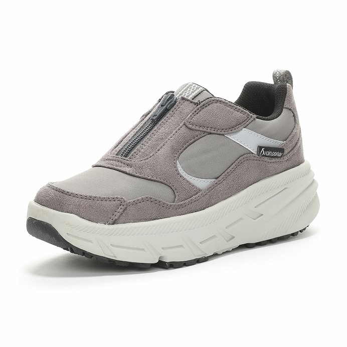 レディース レインポーター レイン ウォーキング スニーカー シューズ 靴 RPL110 グレイ 2E 厚底 防水 防滑 軽い 抗菌防臭 衝撃吸収 軽量設計梅雨 母の日その他 スニーカー・スリッポン