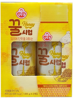 [韓国NEW製品]はちみつシロップ400g*2食べやすいチューブ型たっぷり容量