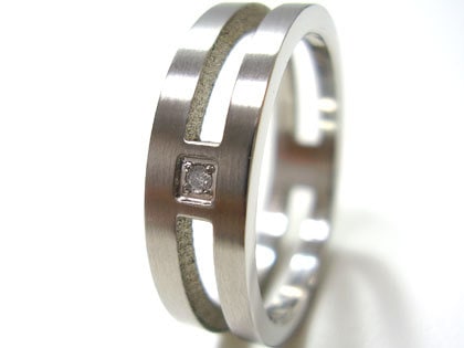 ダナスダイヤモンドリング/Danasステンレスリング指輪