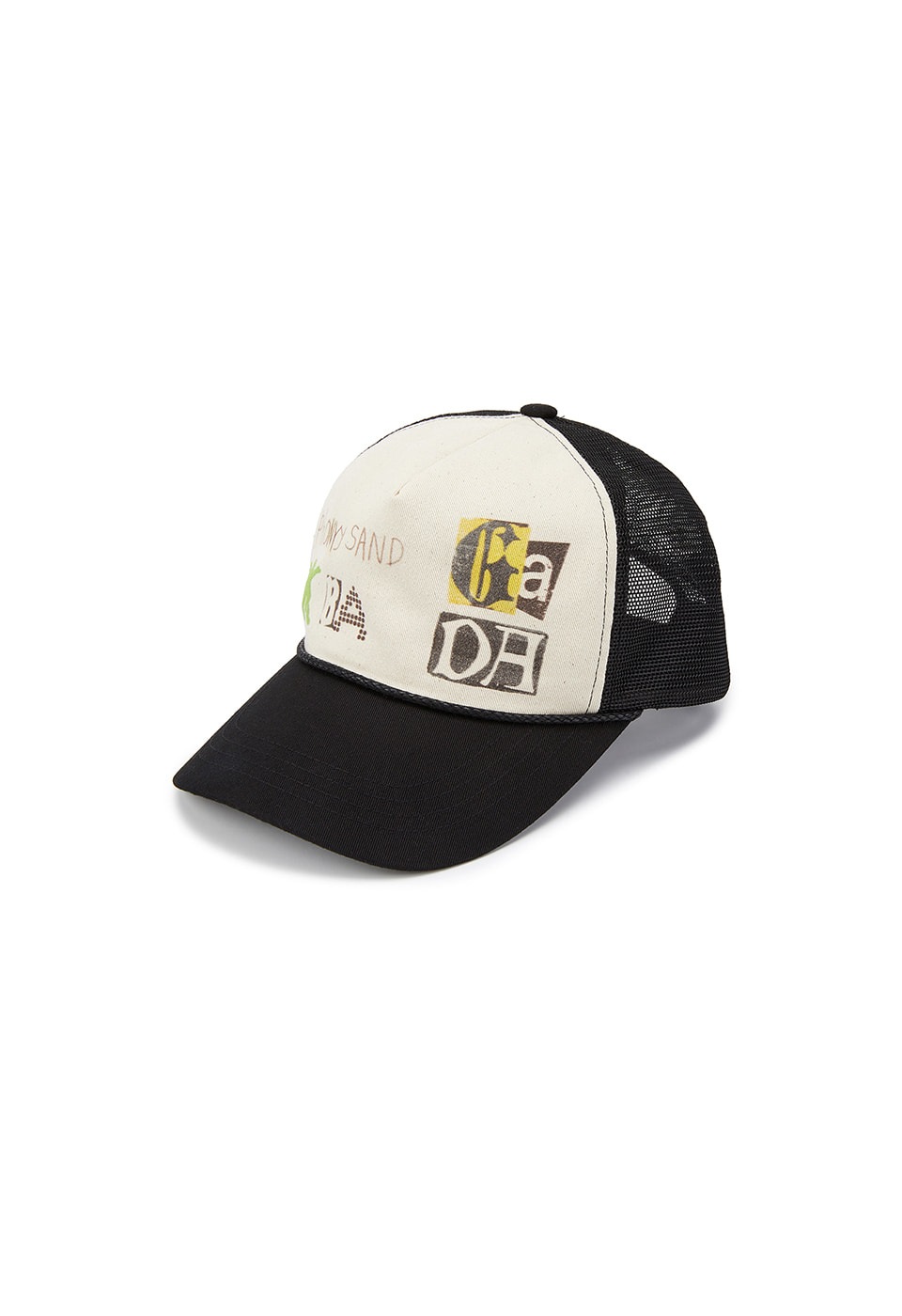 【OPEN Yy】 26SS YY PHONETIC TRUCKER CAP : BLACK