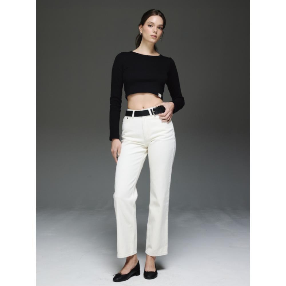 GLOWNY THE EMMA JEANS WHITE GY24CLBJS003WH