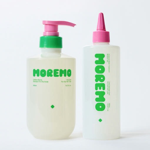 NEWモレモカフェインバイオームシャンプー脂性用500ml+アンプルウォータートリートメント400ml2点セット