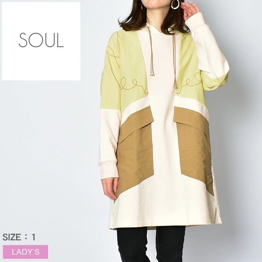 ソウル SOUL トップス チュニック TUNIC 30276 レディース シャツ パーカー ワンピ
