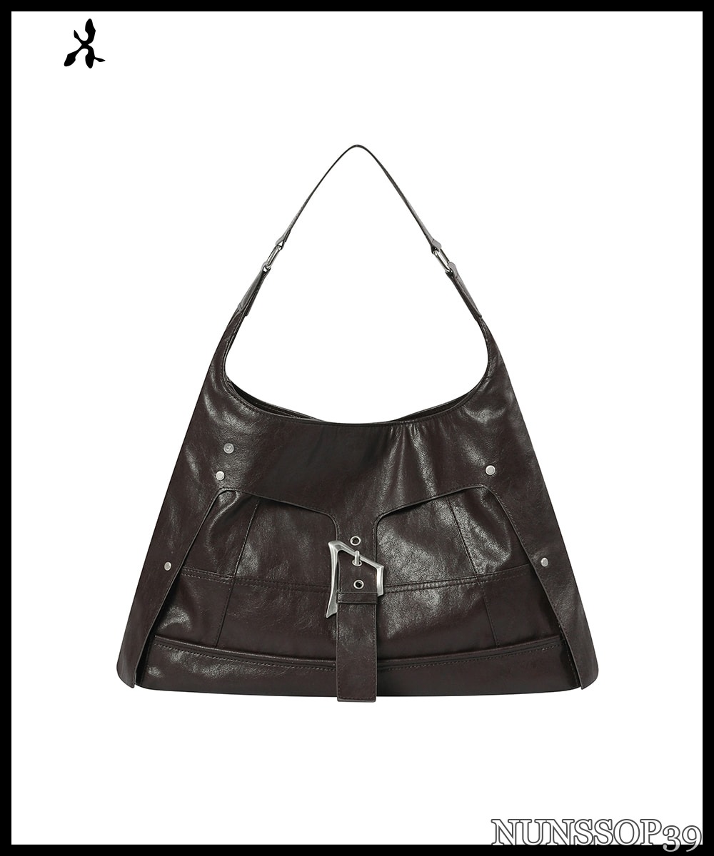 ANDAASH Trapezium 002 bag BURGUNDY
