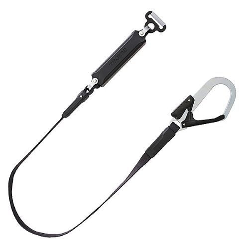 タジマ 胴ベルト用ランヤード 平ロープA環L1 B1FR150－AL1BK