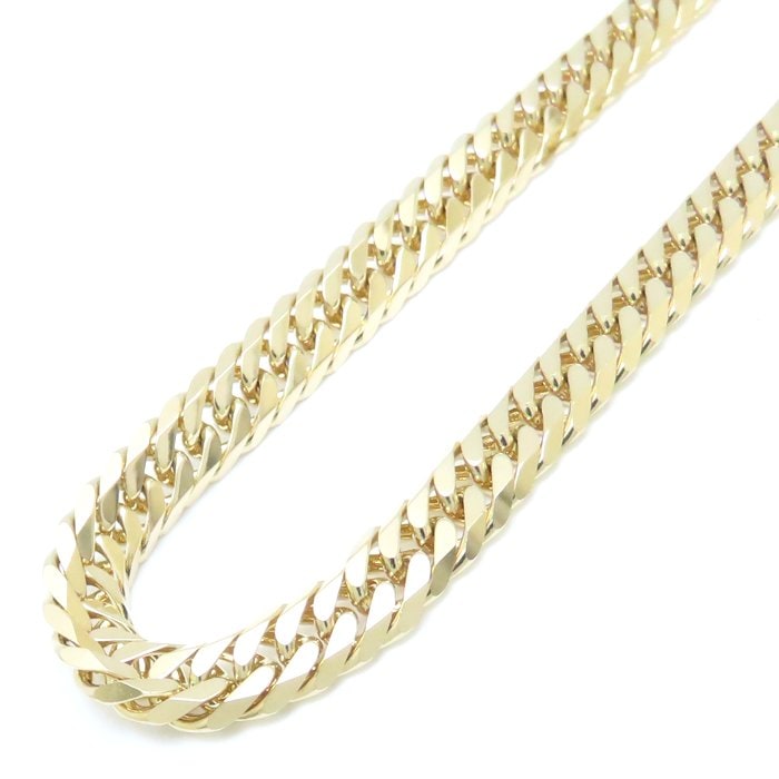 喜平ネックレス K18YG イエローゴールド 6面 ダブル 45cm 46.7g/76031【中古】 344,655円