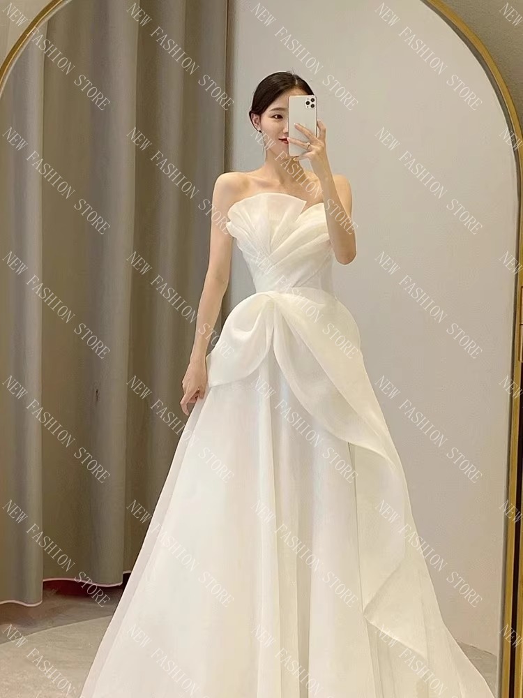 ウエディングドレス 白-48