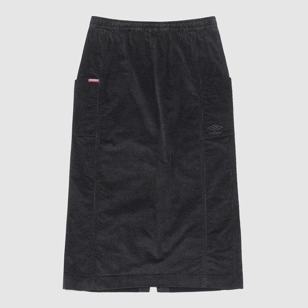 コーデュロイウィメンズスカート BLACK UQ322CSK91 BLK0