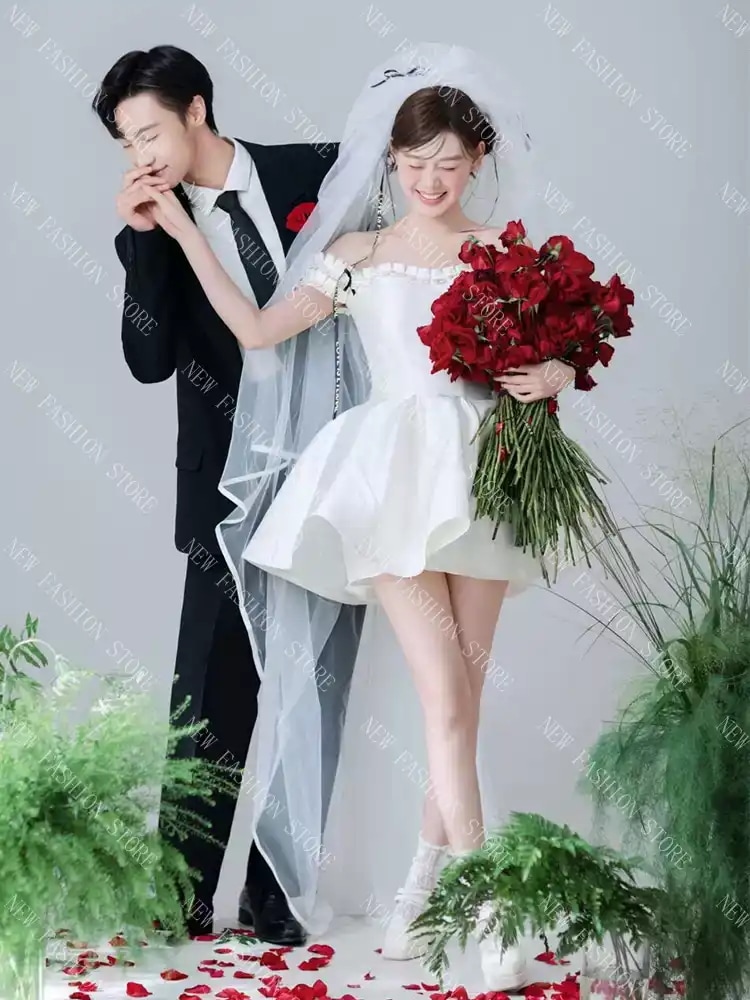 ウエディングドレス 白-31