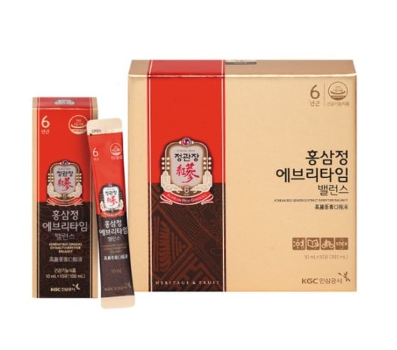 紅参精エブリタイムバランス(10mL*30包) 6年根 高麗人参 韓国健康食品