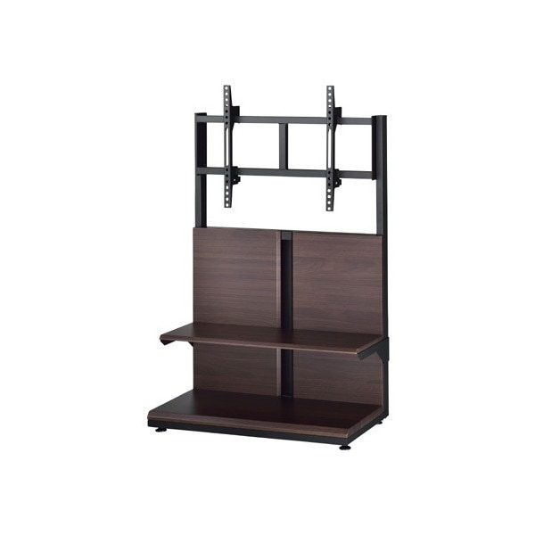 KF-670 ブラウン系 [テレビ台 (77V型対応 壁寄せスタンド)] メーカー直送