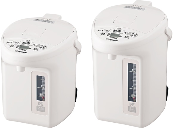 マイコン沸とう VE電気まほうびん CV-TF22-WA / CV-TF30-WA