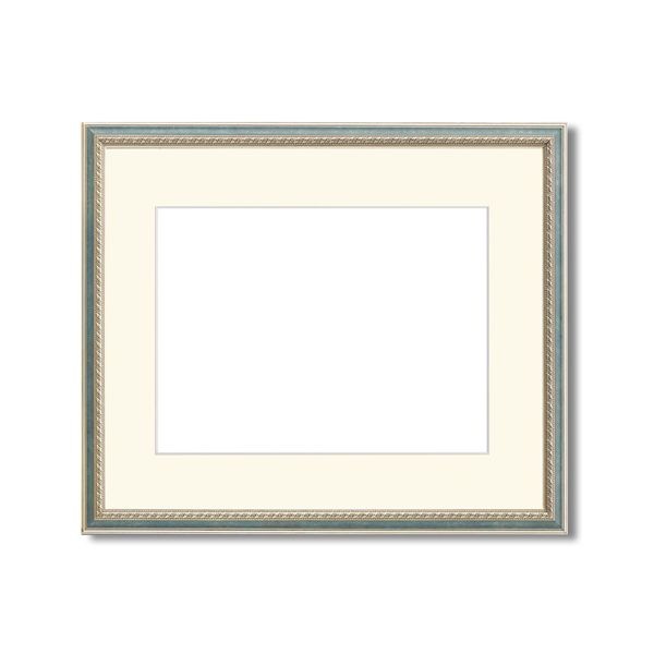 (軽量額)UVカットアクリル 装飾水彩額（マット付き）F10 Sブルー 9,917円