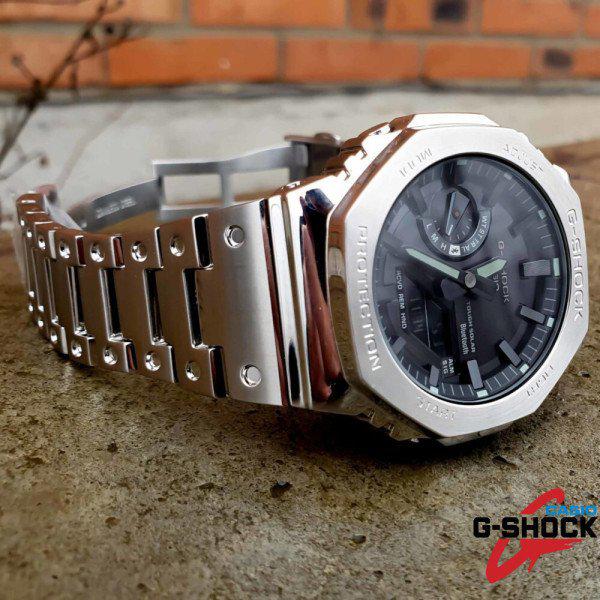 G-SHOCK GM-B2100D-1A ジーアルオーク フルメタル タフソーラー Bluetooth スポーツウォッチ アウトドアウォッチ レジャーウォッチ