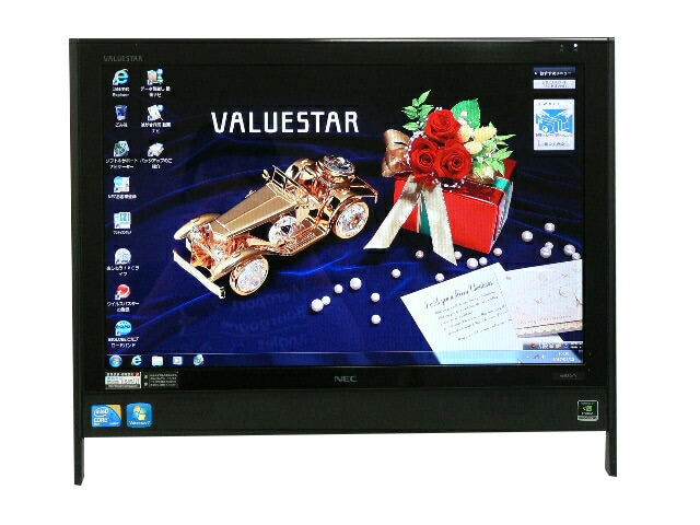 液晶一体型 Windows7 デスクトップパソコン 中古パソコン NEC Core 2 Duo DVD 4GB/500GB 送料無料 中古