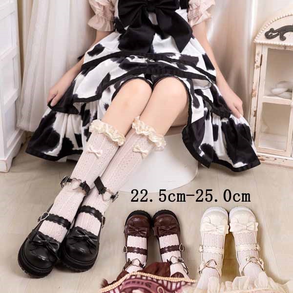 ロリータ靴 メイド靴 ロリータパンプス リボン 森ガール 可愛い お姫様 お嬢様 甘ロリ ゴスロリ ストラップ レディースシューズ ライブ お出かけ お揃い 文化祭 イベント 美脚 お茶会 通学 5,596円