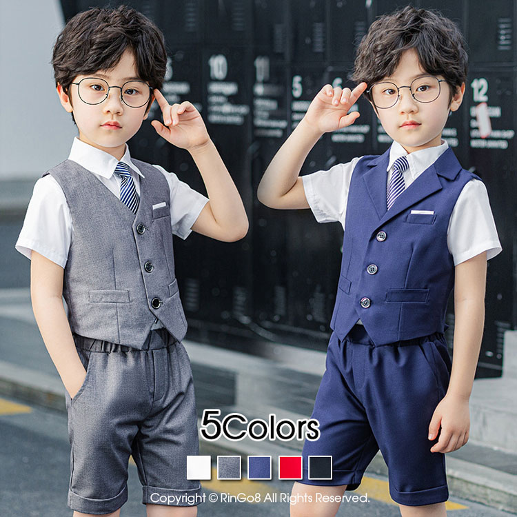 スーツ 男の子 キッズ フォーマル スーツ 子供スーツ 男の子 半袖 卒業式スーツ 子供服 男の子 ベストスーツ 子供スーツ 入学式 フォーマル 男の子スーツ キッズスーツ 発表会 結婚式 入園式