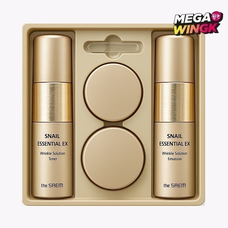 スネイルエッセンシャルEXリンクルソリューションスキンケア 2種セット / 3種セット 保湿ケア / 韓国コスメ / エイジングサポート / スキンケアセット / 人気セット