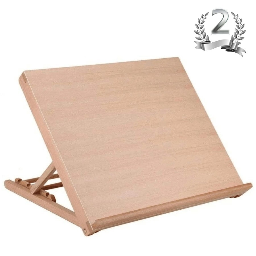 【激安開催】イーゼル 絵画スタンド 角度調節 A3 木製 卓上イーゼル 折りたたみ式 スケッチイーゼル デッサン用 油絵 画材 水彩画 写生用イーゼル 調節可能 約47x36x34cm