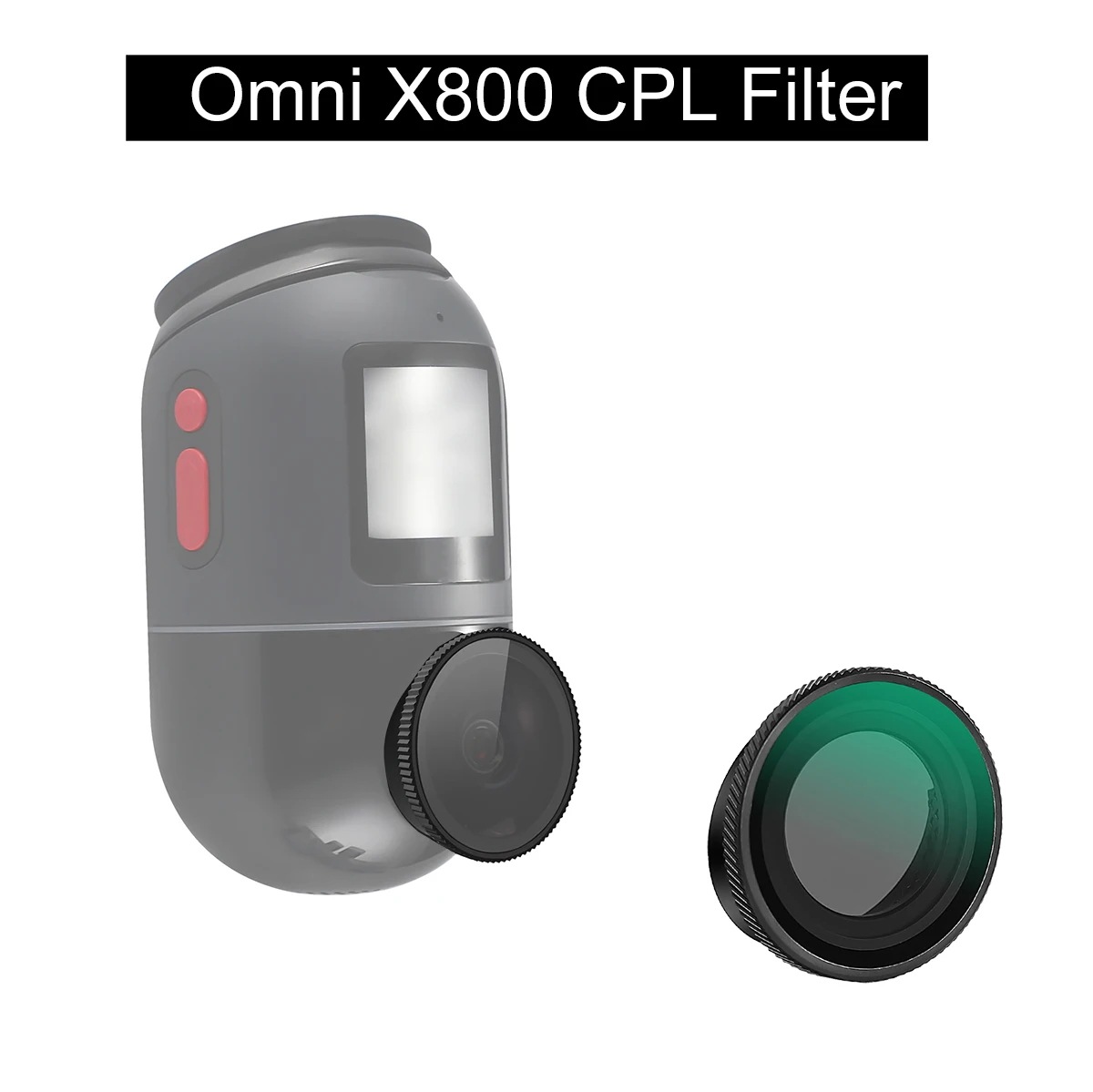 70mai ダッシュカム 4K Omni X800 用 CPLフィルター HDレンズ 防塵 防眩光 CPLフィルター 輸入品