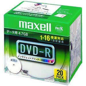 DR47WPD.S1P20S A (DVD-R 16倍速 20枚組)