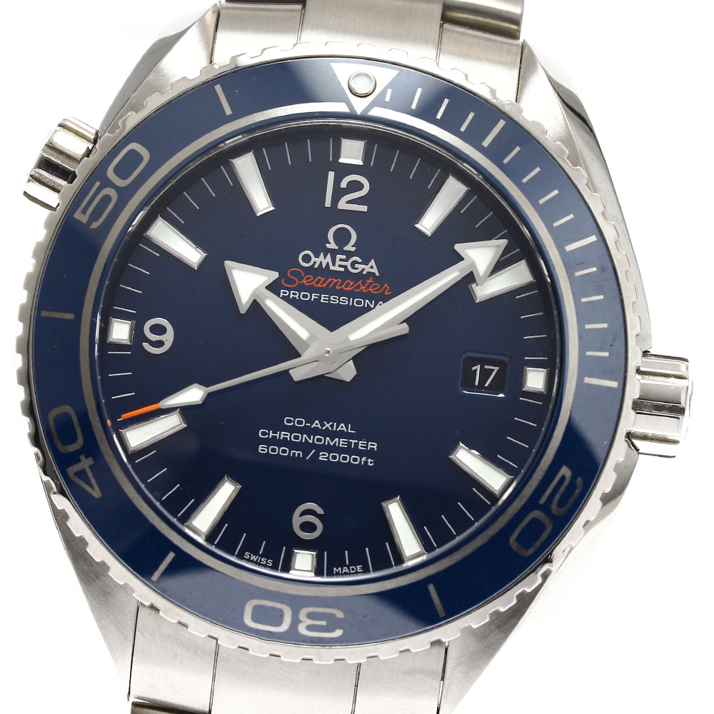 オメガ OMEGA 232.90.46.21.03.001 シーマスター プラネットオーシャン デイト 自動巻き メンズ 良品 保証書付き_901494【中古】 298,260円