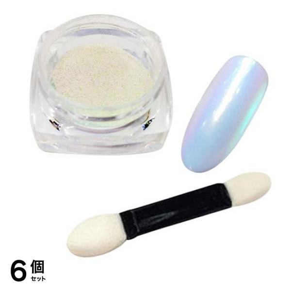 ICEGEL アイスジェルネイル グローパウダー GW-1 ブルーNEW 0.3g 6個セット