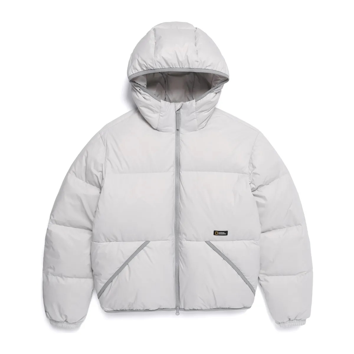 N254UDW902 タイラフード ダックダウンジャンパー L/GREY