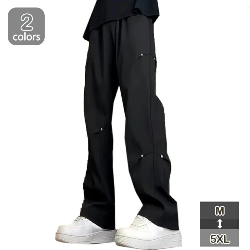 ハイウエスト 薄手 涼しい 美脚 脚長 ストレートパンツ レディース ワイドパンツ ボトムス 長ズボン ロングパンツ ウエストゴム カジュアル おしゃれ シンプル 快適通気 大人 大きいサイズ