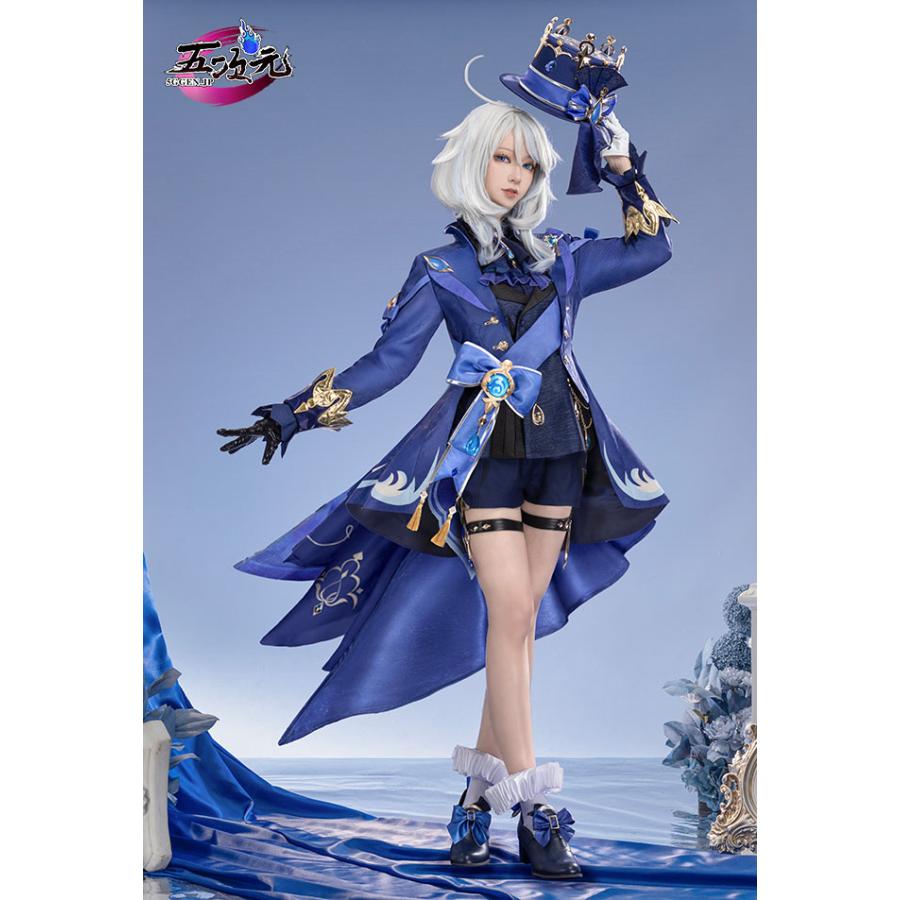 【予約商品】2026新作 Insでも話題に 猫屋小舗　原神　コスプレ　フリーナ・ウーシア　水神　衣装　ウィッグ　鞋　武器　追加可