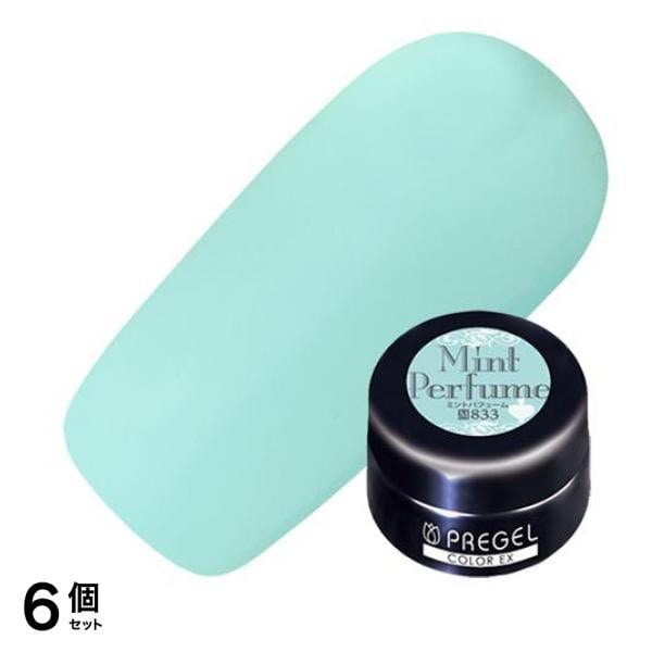 PREGEL(プリジェル) カラーEX PG-CE833 ミントパフューム 3g 6個セット