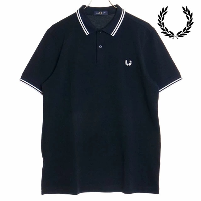 ポロシャツ ツイン ティップド フレッドペリーシャツ [M3600-238] TWIN TIPPED FRED PERRY SHIRT メンズ トップス 半袖 コットンピケ NAVY/WHITE