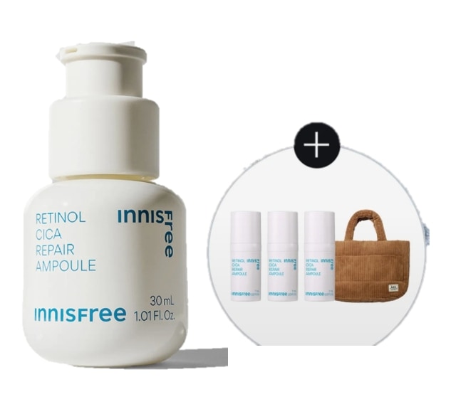 レチノール シカ 痕跡アンプル 30ml (+ Leeコーデュロイ ウィンターバッグ + レチノールアンプル21ml)