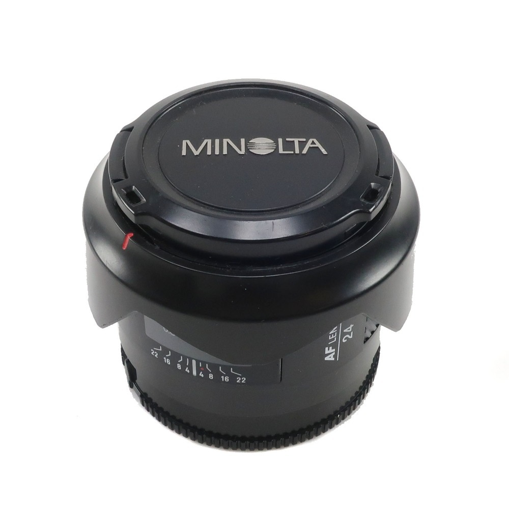 MINOLTA ミノルタ AF 24mm F2.8(22) 交換レンズ _ 中古品