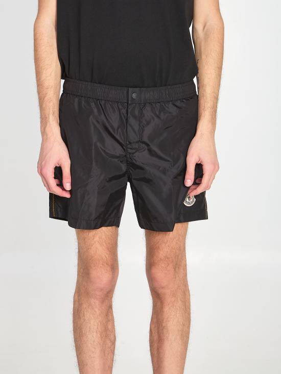 MONCLER Men Swim Pants L10912C00005 BLACK